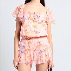 Amanda Uprichard Ali romper-Flutter NWT XS
